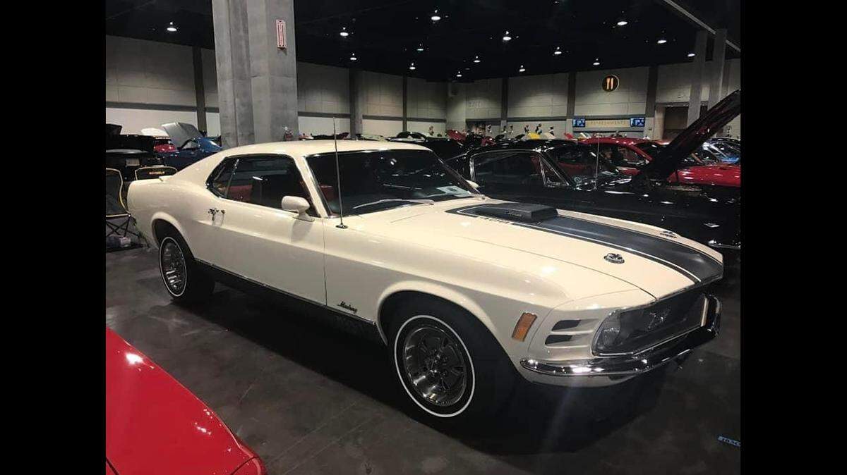 This 1970 Ford Mustang Mach 1 was among 10 cars stolen last week from a garage in Westport in Kansas City. All of the cars are rare and collectible vehicles. The Kansas City Police Department is investigating the matter.