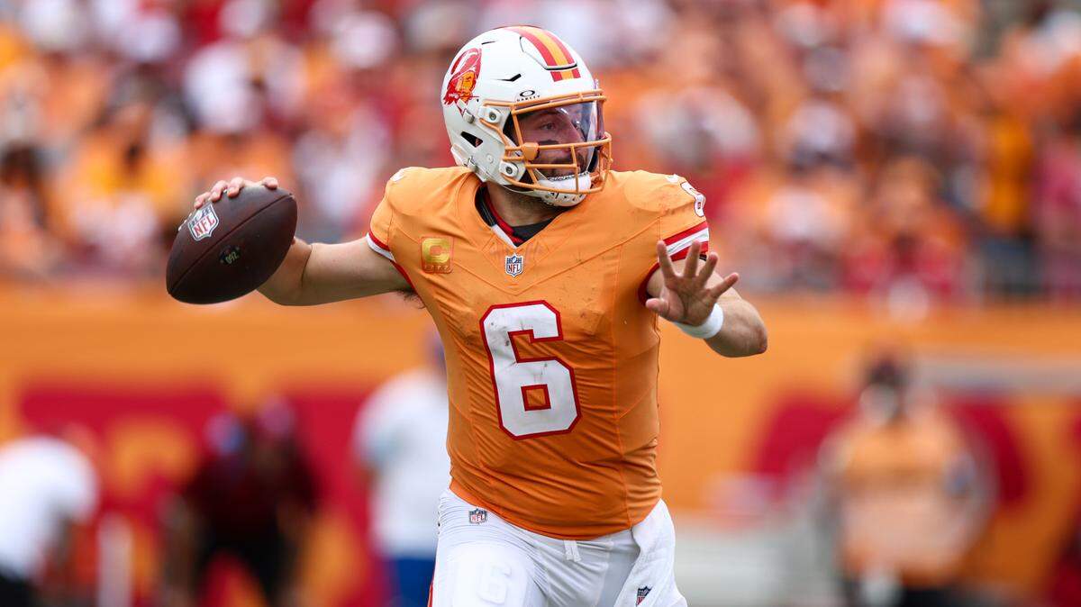 Tampa Bay Buccaneers quarterback Baker Mayfield.