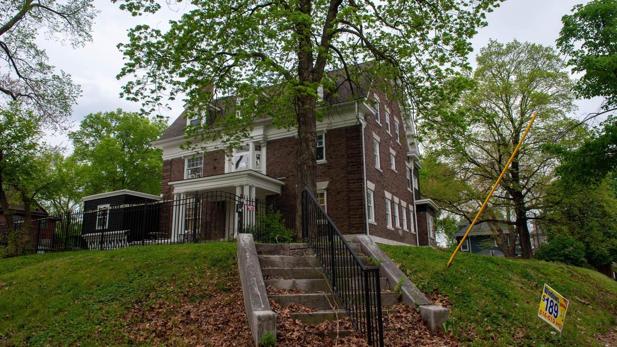 A developer has asked for tax incentives for restoring this house at 3400 Campbell St. in the Hyde Park neighborhood in Kansas City. Neighbors have complained that they fixed their historic homes without assistance.