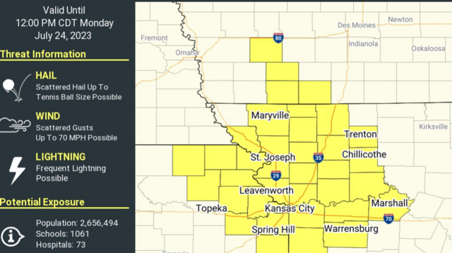 Severe thunderstorm watch issued Monday in Kansas City | Kansas City Star