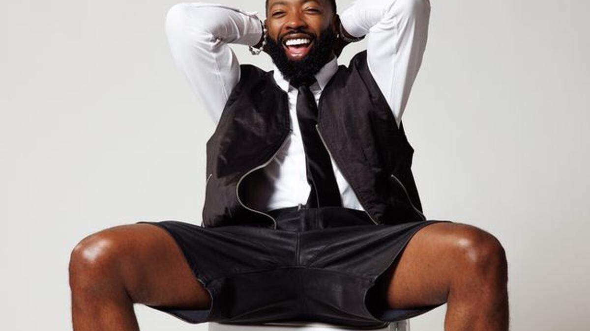 Gerald Huston, a comedian from Kansas City, known for his viral celebrity interactions.