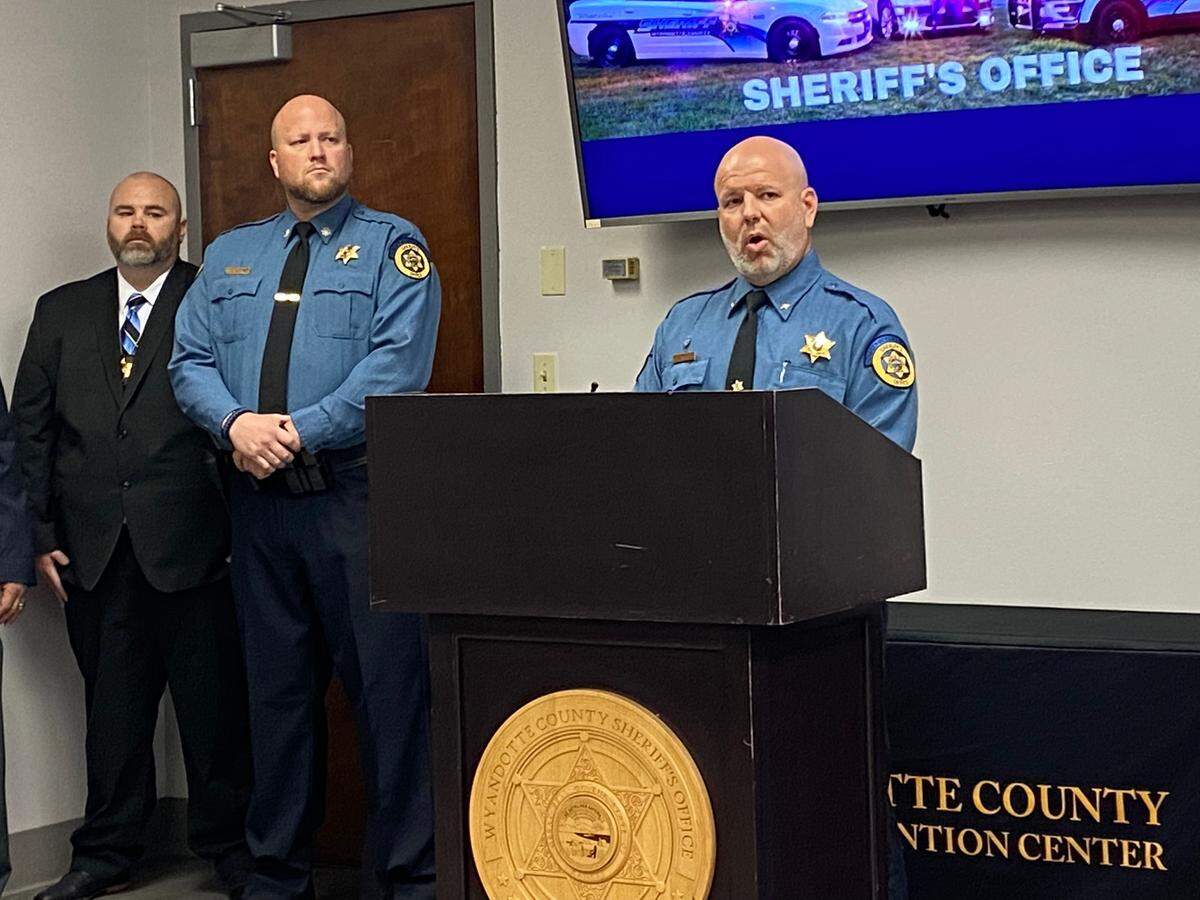 Wyandotte County Sheriff Daniel Soptic, right, is pictured in a file photo.