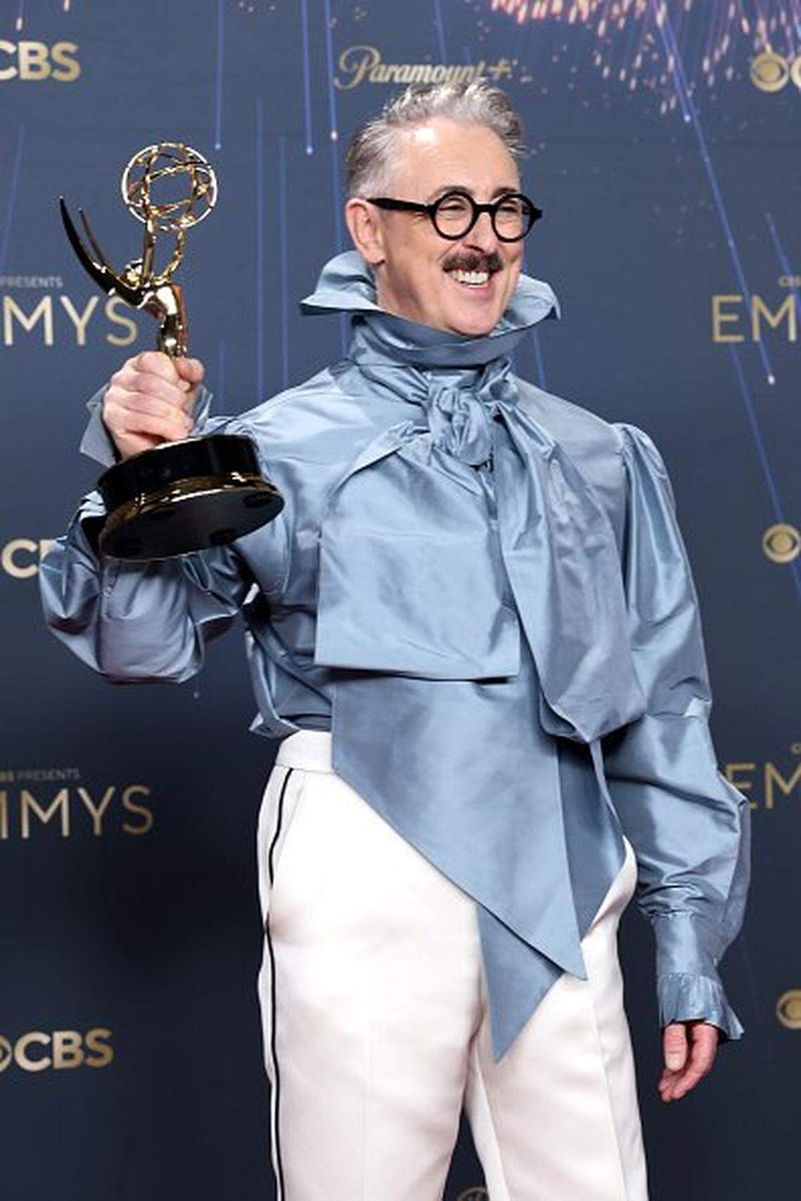 Alan Cumming, winner of Outstanding Reality Competition Program for "The Traitors," at the 77th Primetime Emmy Awards on September 14, 2025 in Los Angeles.