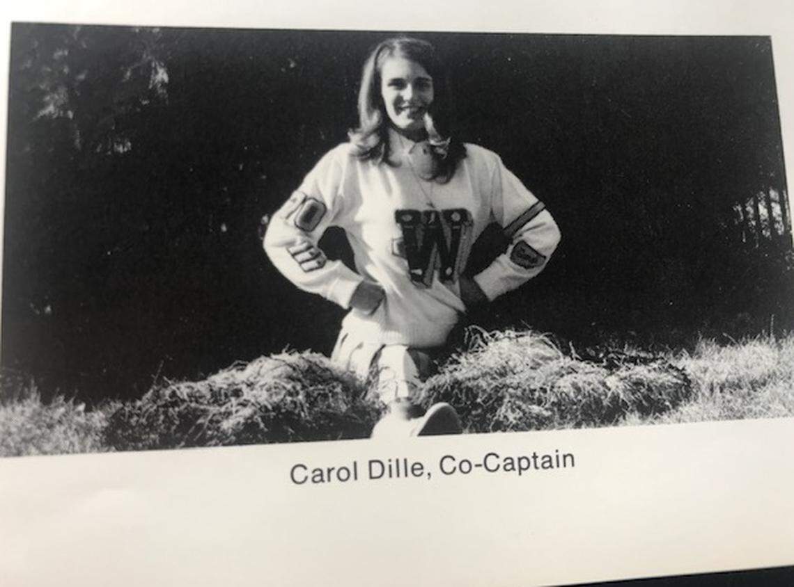 Carol Dille graduated from Westport High School in 1970 near the top of her class and as co-captain of the varsity cheerleaders.