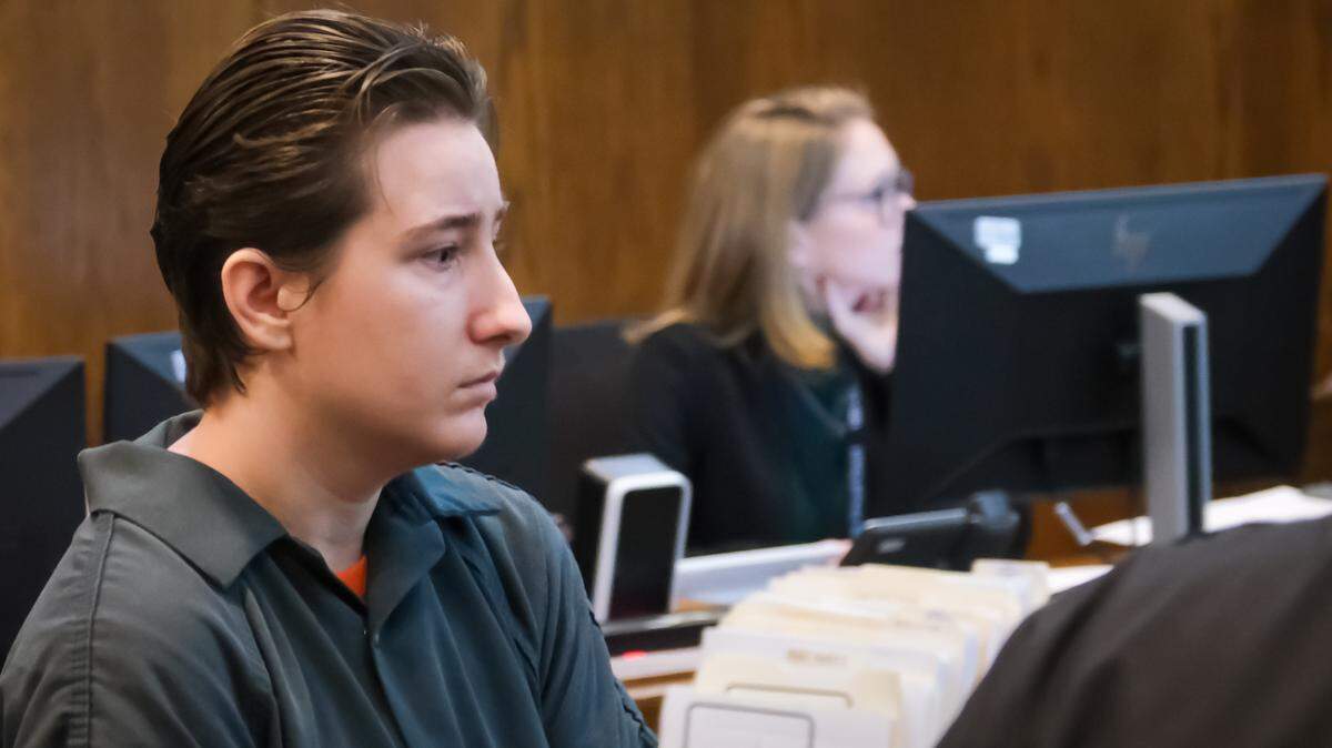 Corrinne O’Connor appeared in Jackson County Court Tuesday, Feb. 13, 2024, for a bond hearing. The 27-year-old mother has been charged with a felony count of child endangerment resulting in the death of her 5-year-old son Grayson O’Connor, who fell from the 17th floor of a downtown Kansas City high-rise in November 2023. O’Connor allegedly removed safety devices from the window of her apartment in the Grand Boulevard Lofts at 10th Street and Grand Boulevard