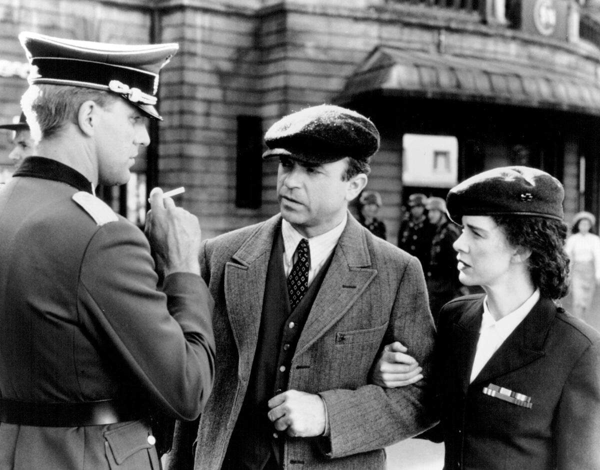 “One Against The Wind” is a Hallmark Hall of Fame presentation that aired on CBS Sunday, December 1, 1991. The film tells the true story of Mary Lindell, a World War II heroine portrayed by Judy Davis, who helped dozens of downed Allied airmen escape Nazi-occupied France. Sam Neill plays Capt. James Leggatt, the first flier rescued by Mary Lindell. The film celebrates courage, love, and sacrifice during wartime.