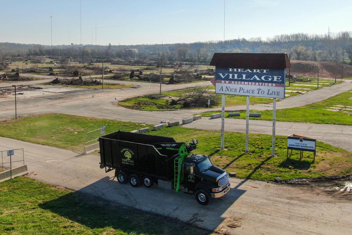 The site for a new Jackson County Detention Center was once home to Heart Village mobile home park. Residents were moved to make way for the new jail.