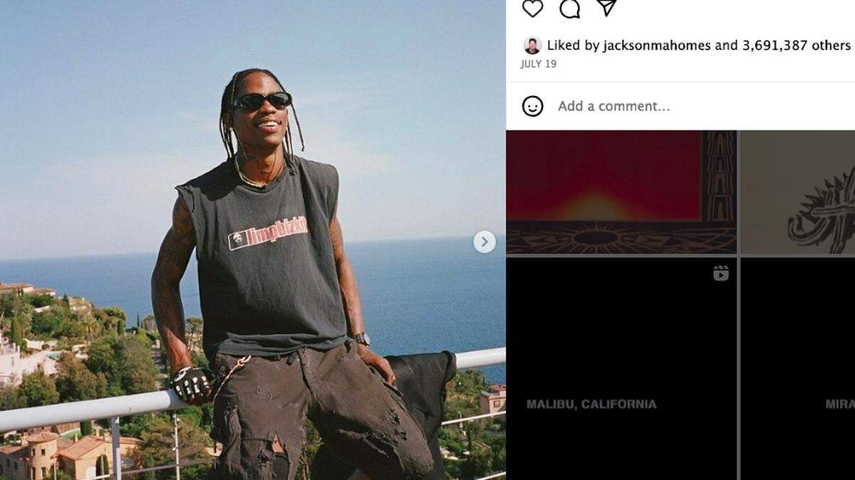 A single on rapper Travis Scott’s new album, “Utopia,” mentions the Jayhawks, and University of Kansas fans are excited about the name-check.