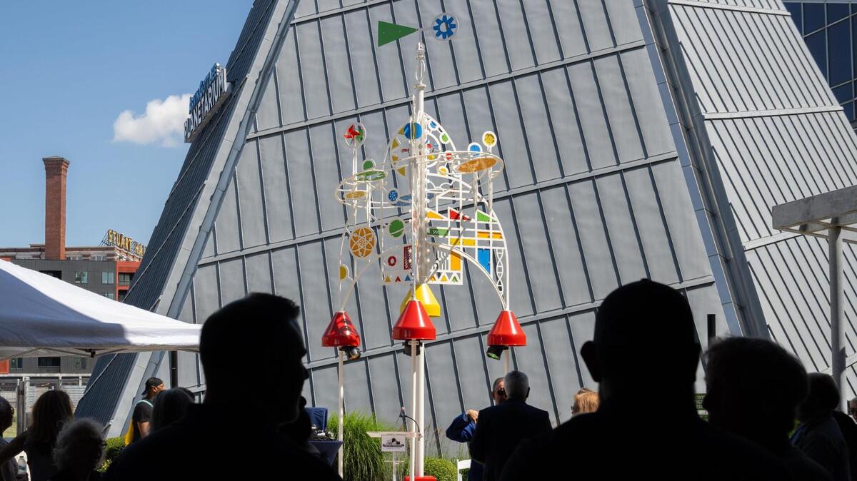 Union Station unveils rocket sculpture in Rainen Plaza | Kansas City Star