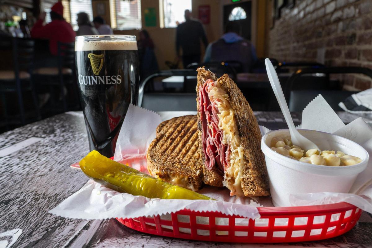 The Reuben sandwich at Breit’s Stein & Deli, 412 N. Fifth St., in Kansas City, Kansas.
