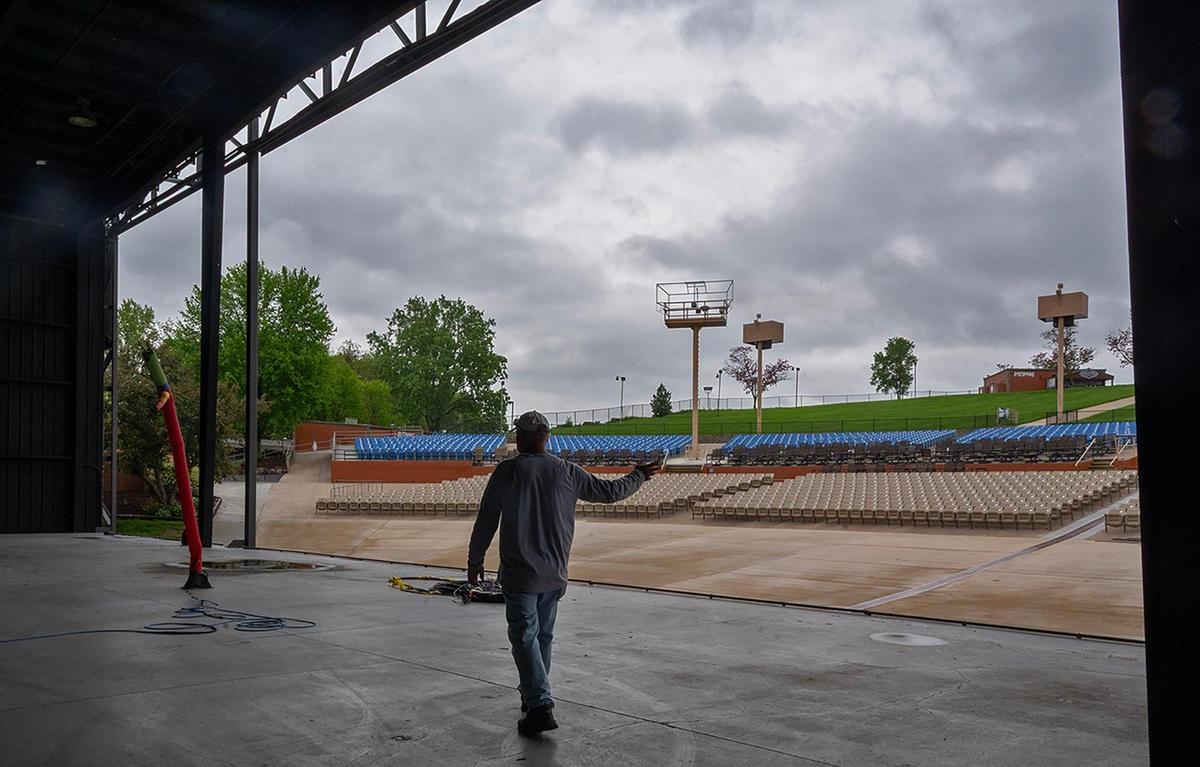 At the Azura Amphitheater in Bonner Springs, Director of Operations Jack Webb gave a tour on Thursday, May 1, 2025, detailing the various renovations and upgrades implemented during the off-season.