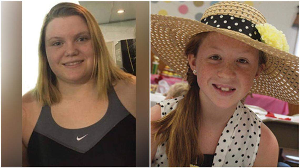Libby German, left, and Abby Williams, right, were killed in February 2017 in what have been called the Delphi Murders.
