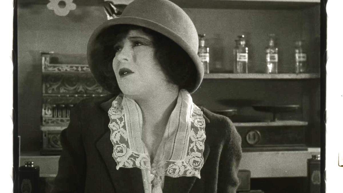 Silent film legend, Clara Bow, known as “The It Girl,” was 17 when she appeared in “The Pill Pounder,” which Kansas City filmmaker Gary Huggins discovered 100 years after it was made. This is a frame from the 11-minute short.