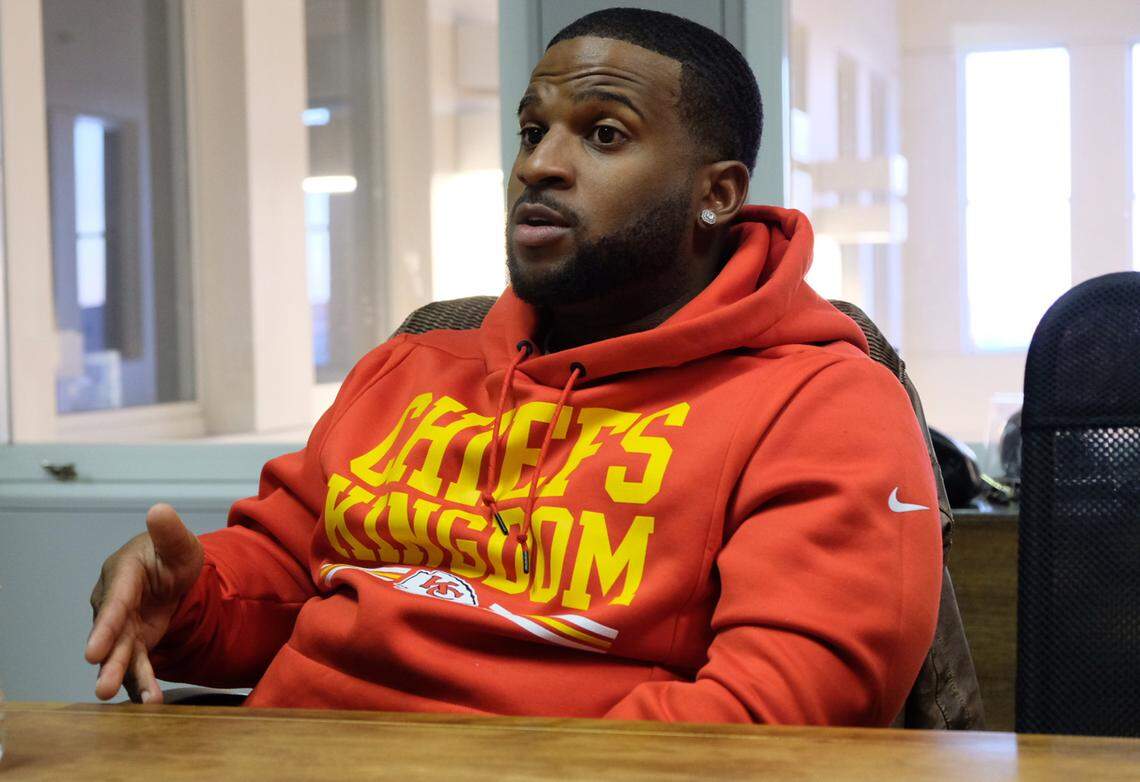 Kansas City police officer Titus Golden talks about racism within the police department during an interview with The Star.