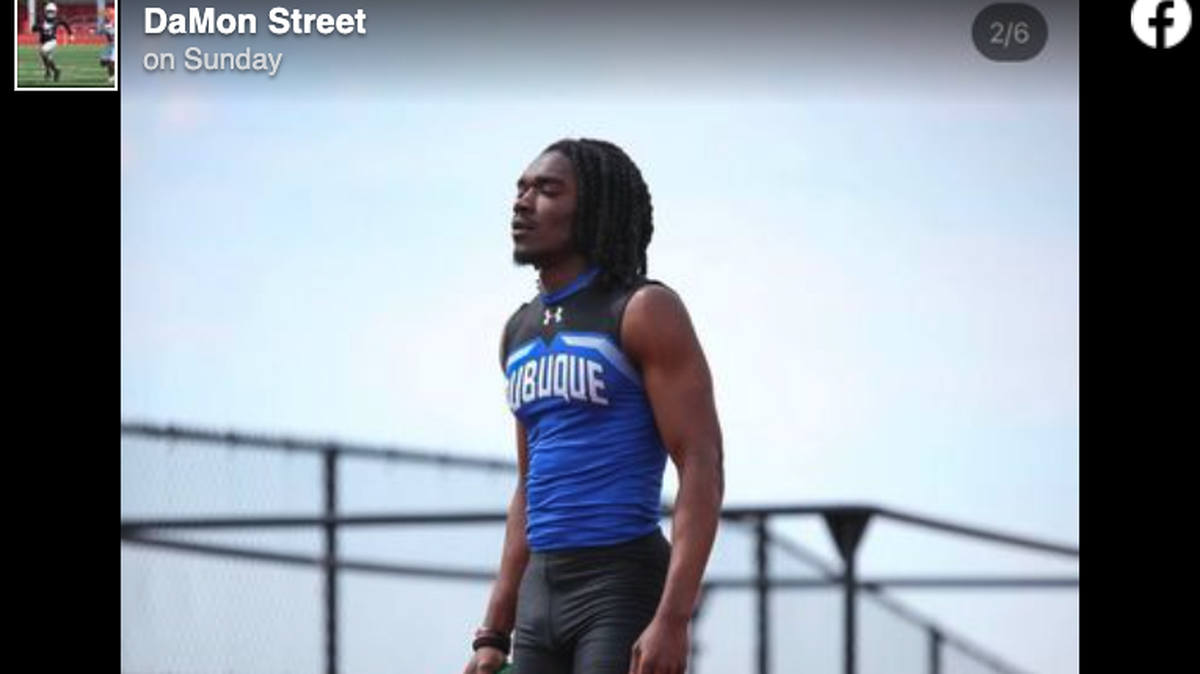 Urias Gbarjolo, a track and field athlete at the University of Dubuque, drowned in Lake Red Rock in Iowa, officials say.