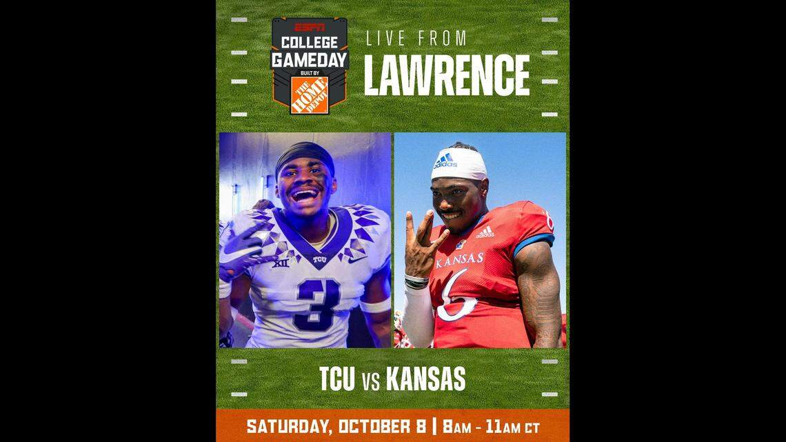 The GameDay crew will be in Lawrence for Saturday’s KU-TCU game at Booth Memorial Stadium. GameDay has been to Lawrence before ... just not for football, until now.