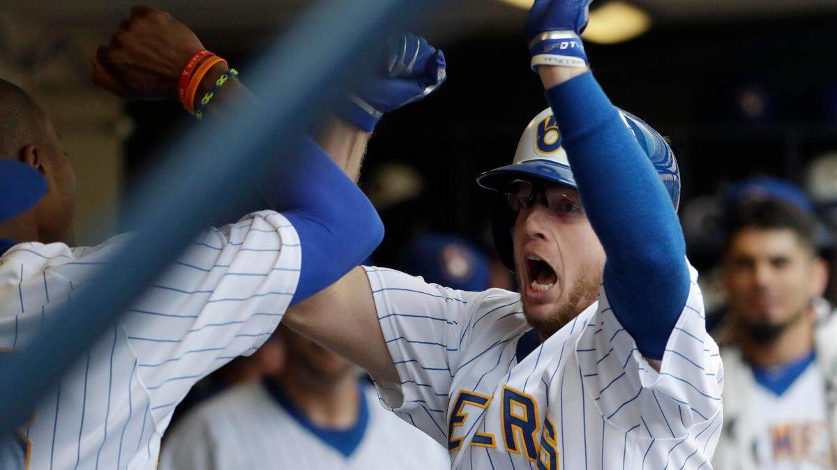 Brett Phillips is one of the two players the Royals acquired late Friday night in exchange for Mike Moustakas.
