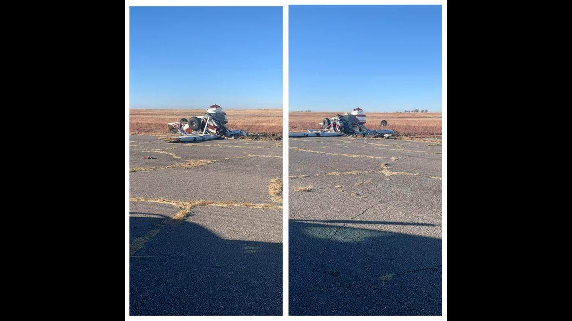 An airplane crashed in western Oklahoma, killing two people, officials say.