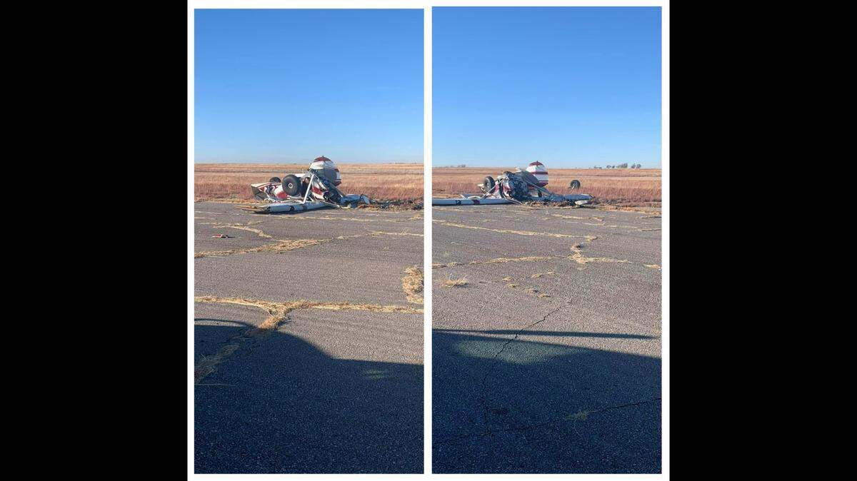 An airplane crashed in western Oklahoma, killing two people, officials say.