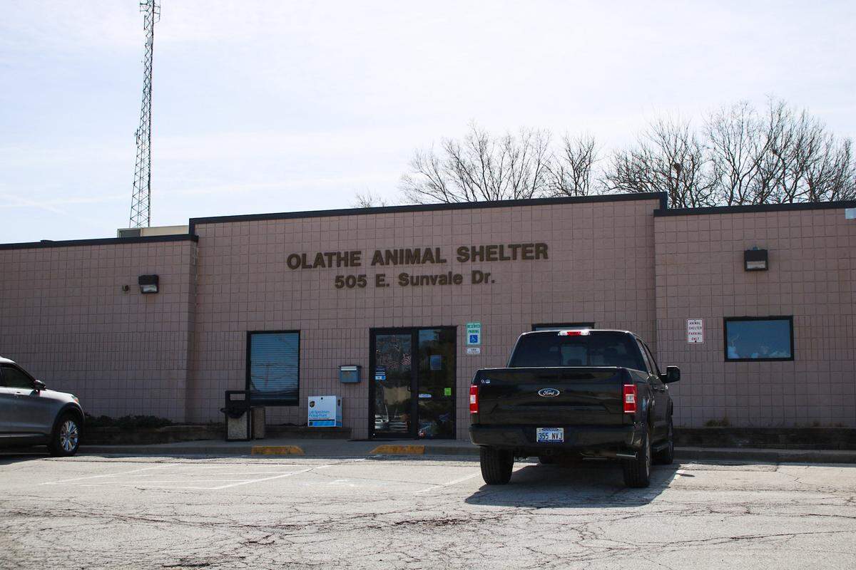 The Olathe Animal Shelter, 505 E. Sunvale Dr, is seen on March 13, 2026. Construction will begin on a new animal shelter this summer, city officials said.