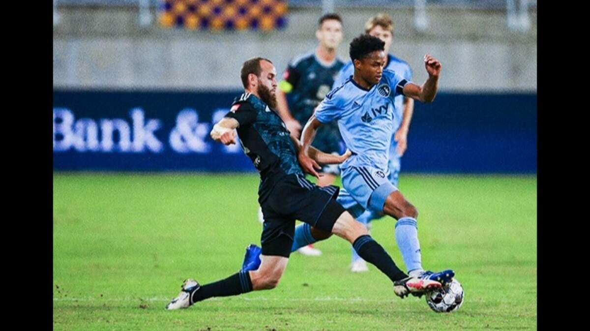 Eighteen-year-old Kayden Pierre became Sporting KC’s MLS-high 12th Homegrown Player currently on the roster Tuesday when he was signed from the Sporting Academy.