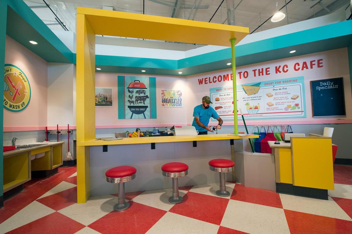 The KC Cafe is one of several interactive exhibits.