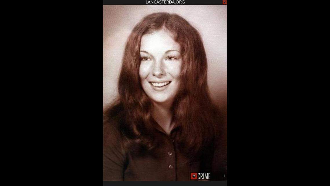 Lindy Sue Biechler was stabbed to death in her home on Dec. 5, 1975, officials said. She was 19.
