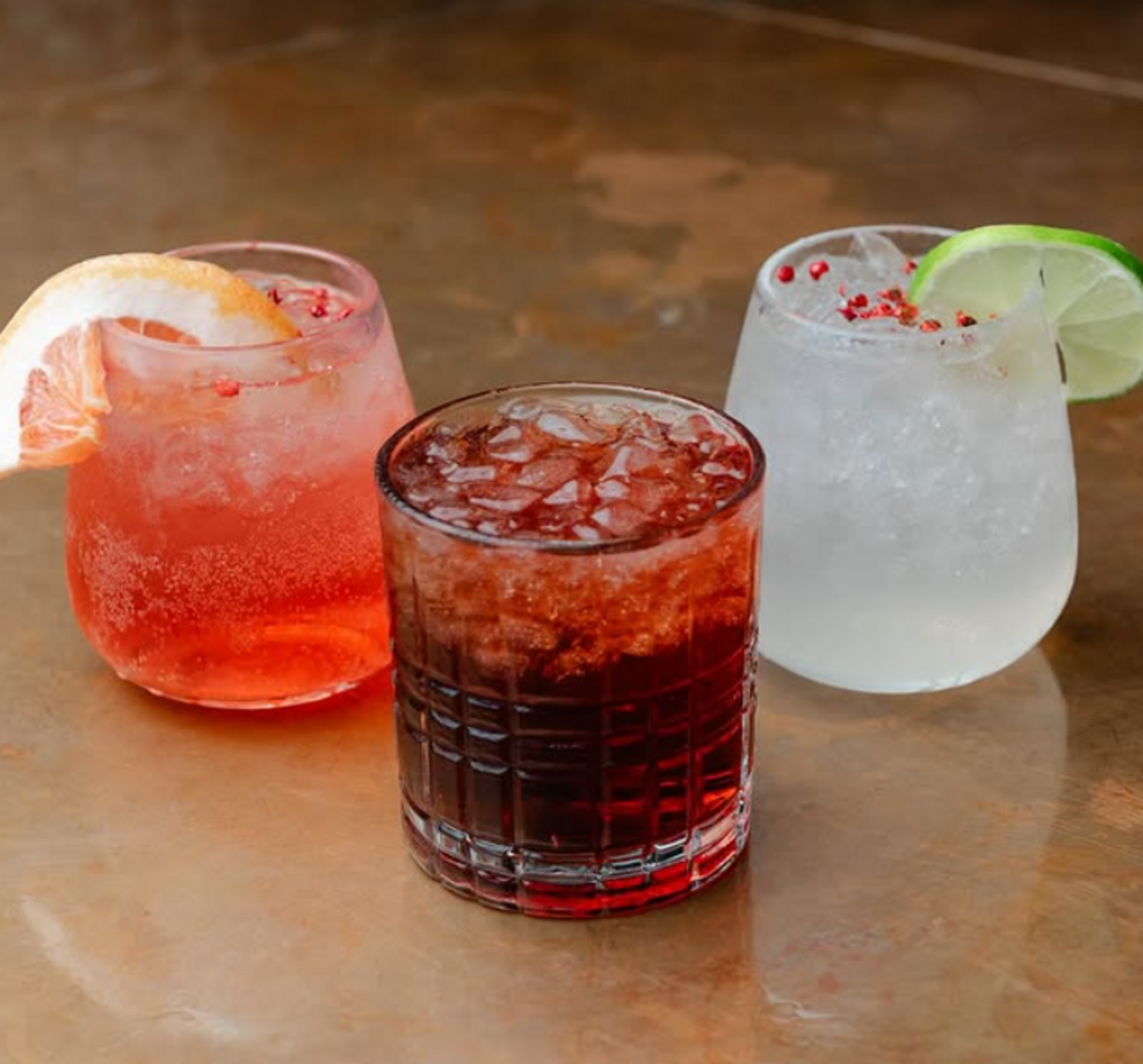 Drinks from modern sports bar Beckett’s