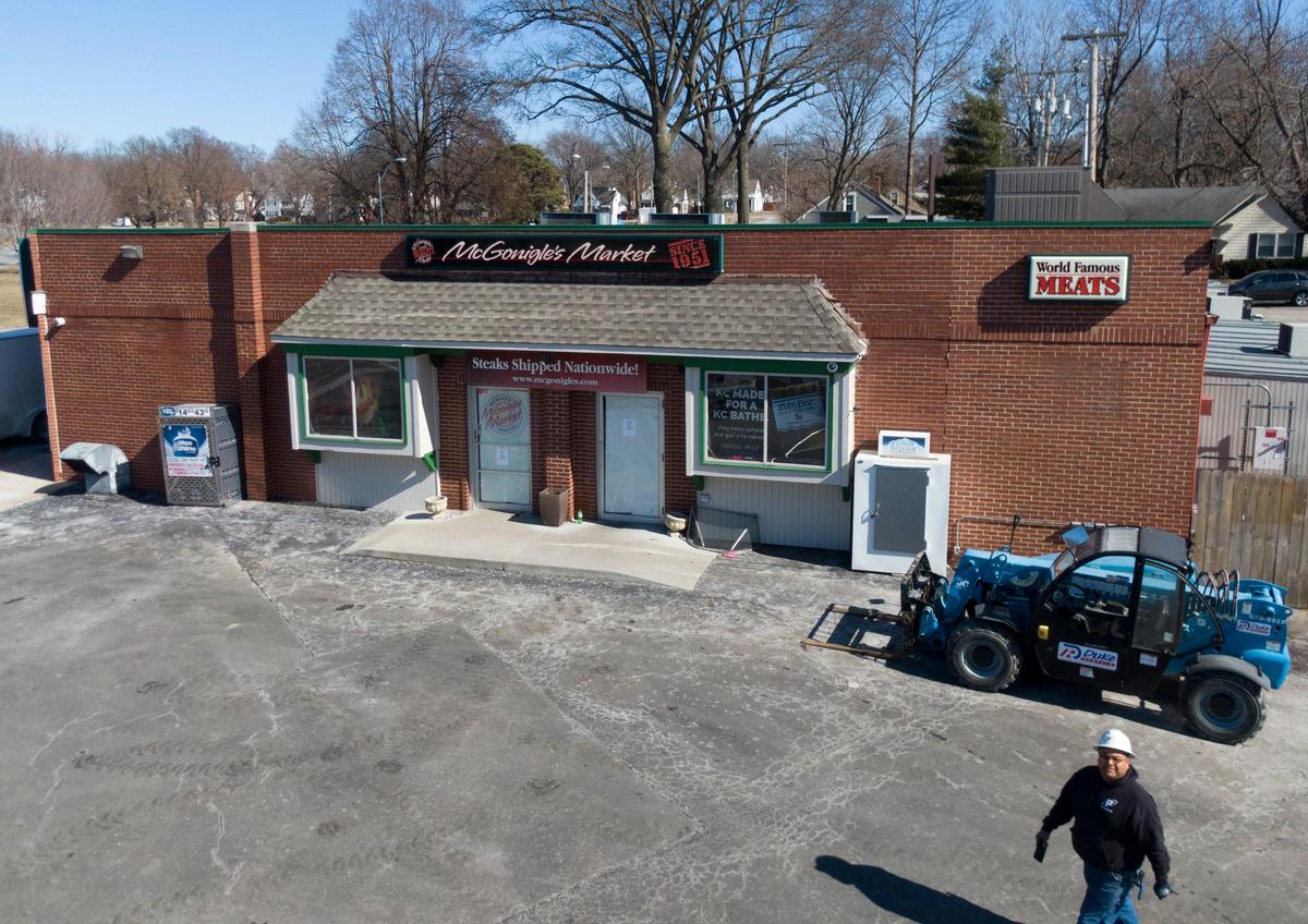 McGonigle’s Market opened at 79th Street and Ward Parkway in 1951.