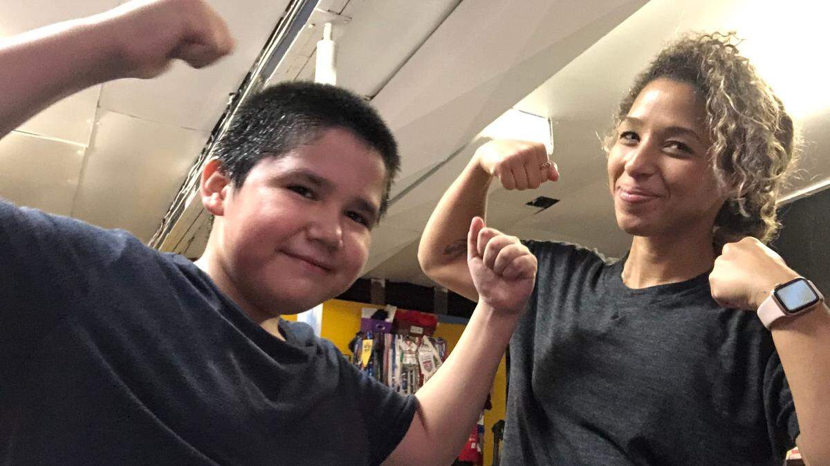 After nearly losing her foster brother, KC NWSL midfielder Desi Scott, right, made a move to make sure she’d never lose him again.