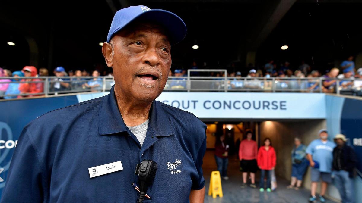 Kansas City Royals usher supervisor Bob Stamps started with the team in 1972, its final season at Municipal Stadium at 22nd and Brooklyn.