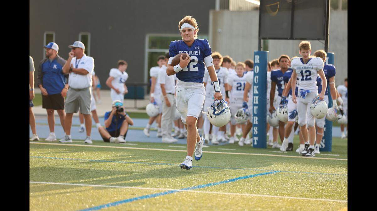 Rockhurst High School senior quarterback Charlie Loose.