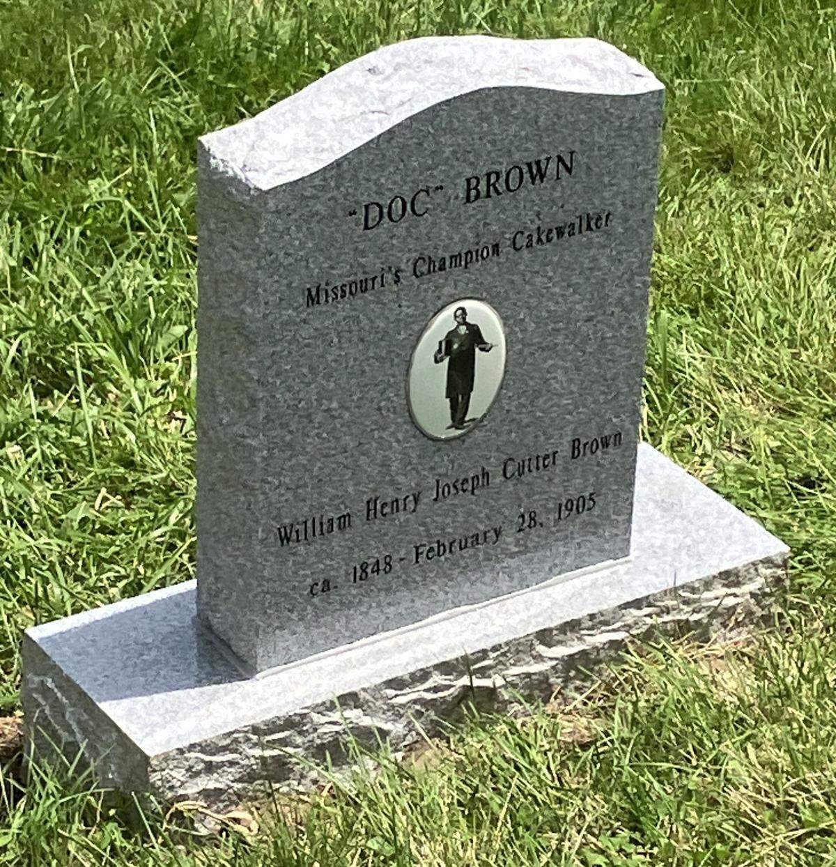 Doc Brown is buried in Kansas City’s Union Cemetery. After a GoFundMe campaign, a group raised this headstone on Brown’s previously unmarked grave.
