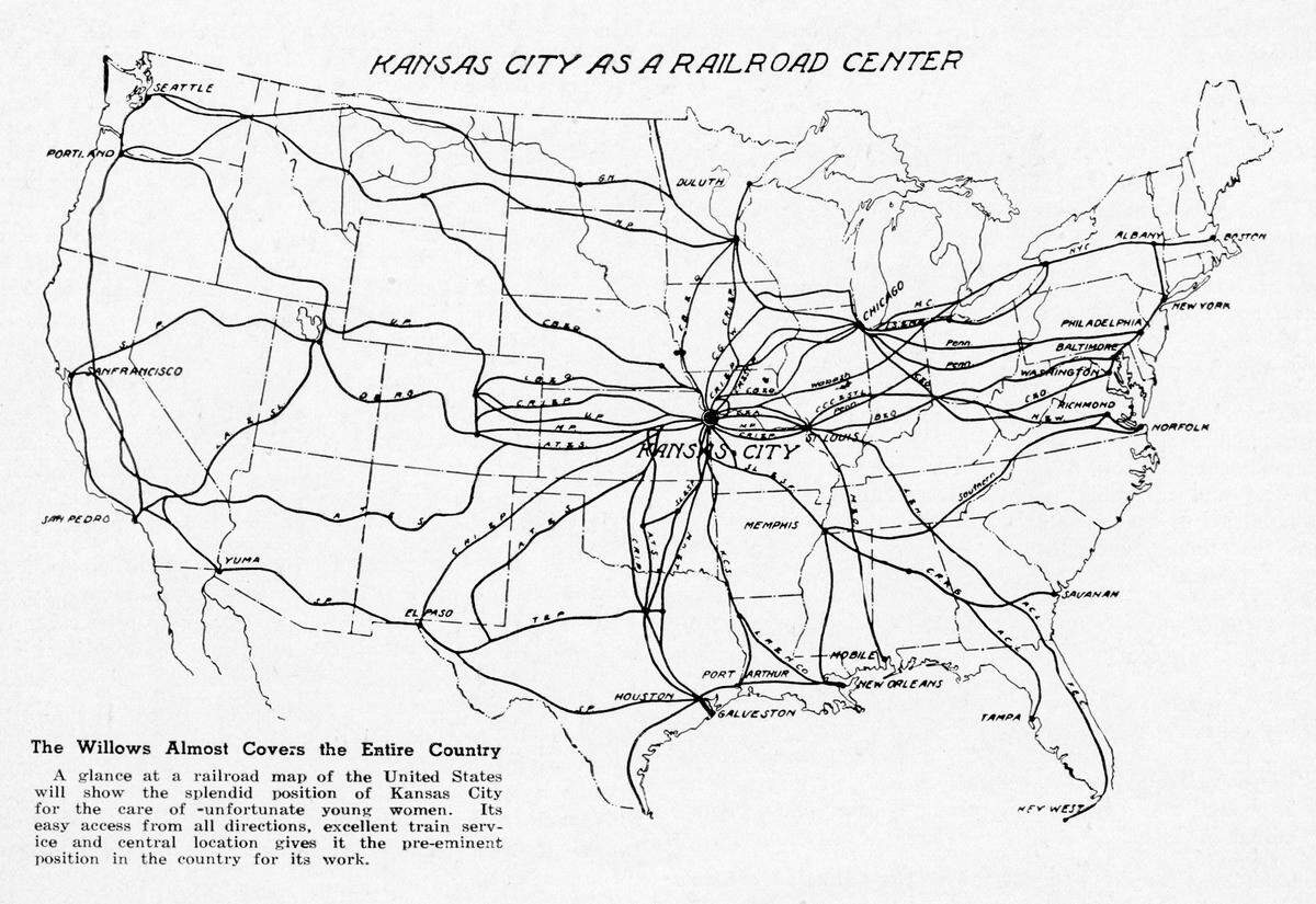 Kansas City as a Railroad Center.