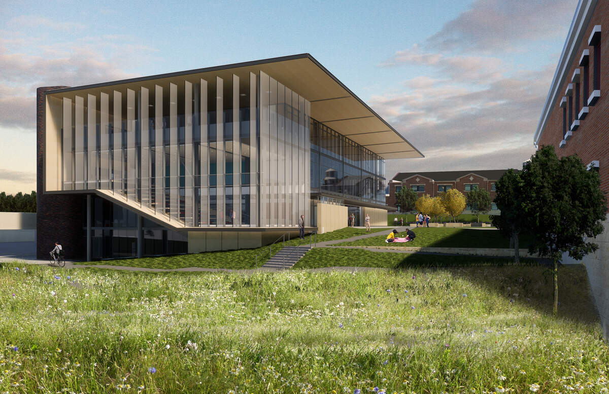 An artist's rendering of the new simulation center that will open at Kansas City University of Medicine and Biosciences next year.