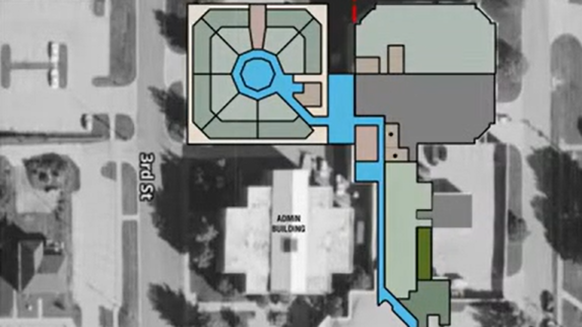 A renovation proposal by HMN Architects would triple the size of the Platte County Detention Center, including an entirely new section on the west side of the building.