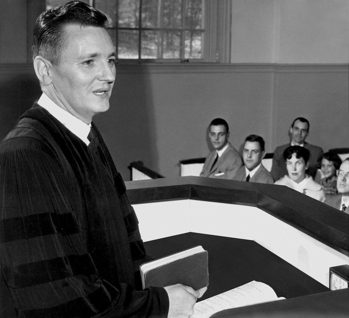 The Rev. Robert H. Meneilly led the Village Presbyterian Church for 47 years.