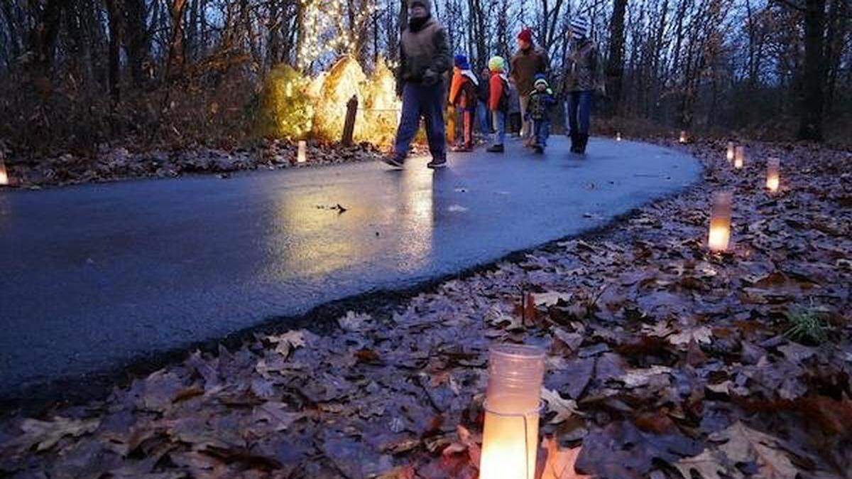 The Luminary Walk will run Nov. 26-Dec. 18 at the Overland Park Arboretum & Botanical Gardens.