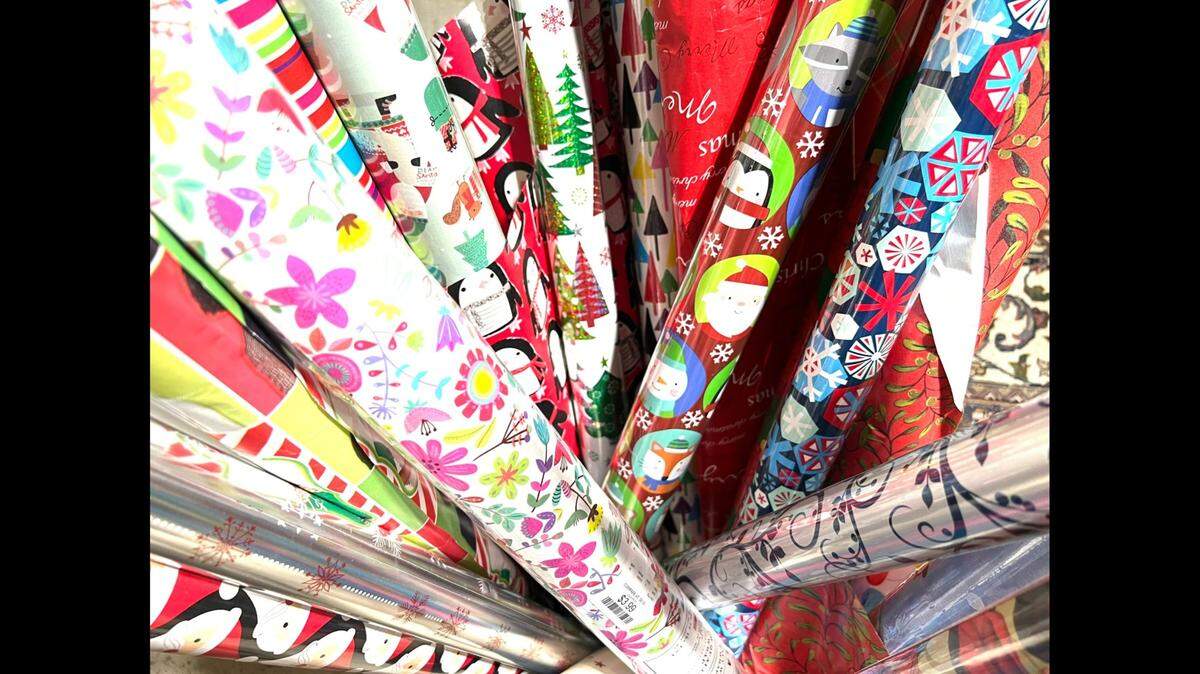 Too much gift wrap? It’s a possibility, says Denise Snodell, who is determined to unclutter her home.