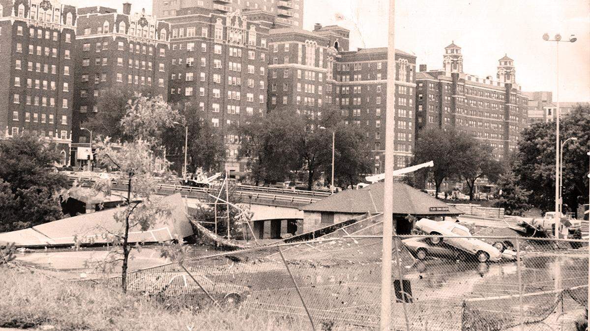 The aftermath of the 1977 flood