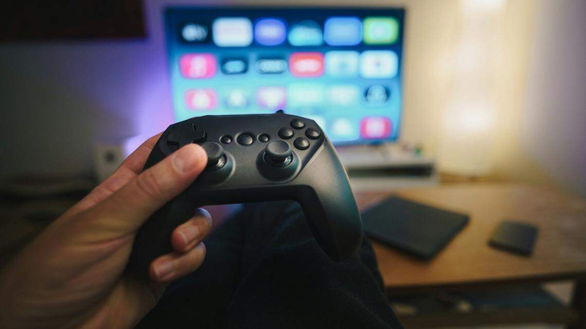 A dad is accused of throwing his infant son at a wall when he became frustrated by a video game, Wisconsin officials said.