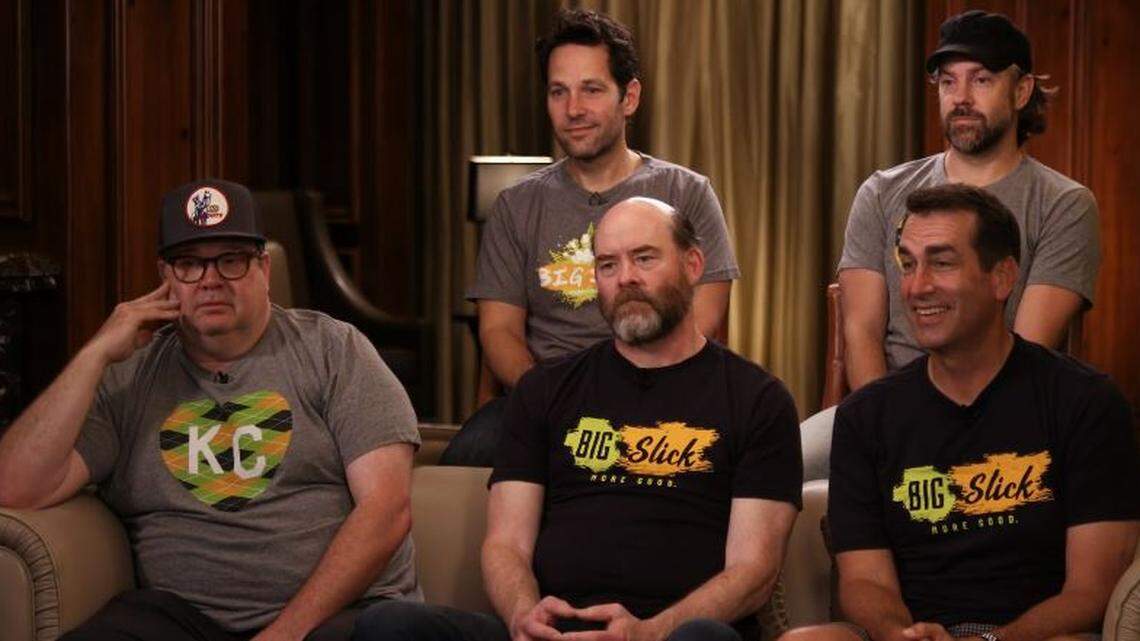 The Big Slick crew (clockwise from left): Eric Stonestreet, Paul Rudd, Jason Sudeikis, Rob Riggle and David Koechner
