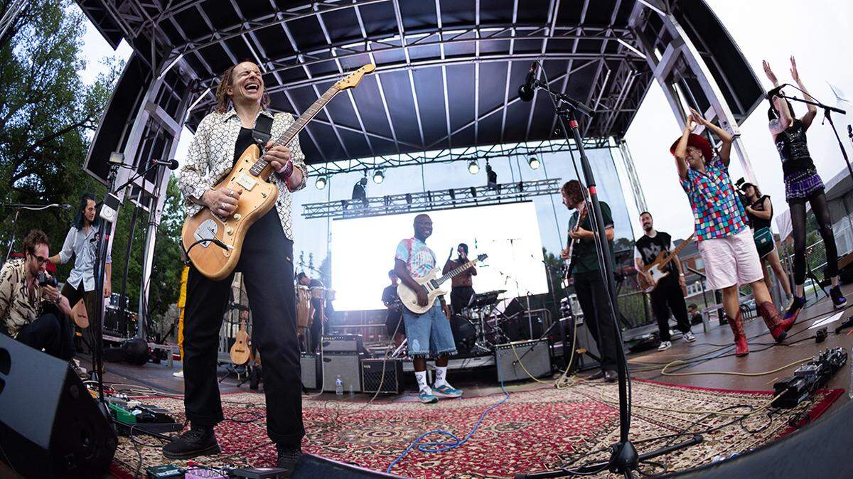The successful band's nonprofit Art As Mentorship teaches students to tap into their own creativity.