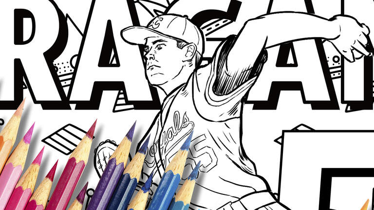 Celebrate the Royals’ playoff run with downloadable Cole Ragans coloring page