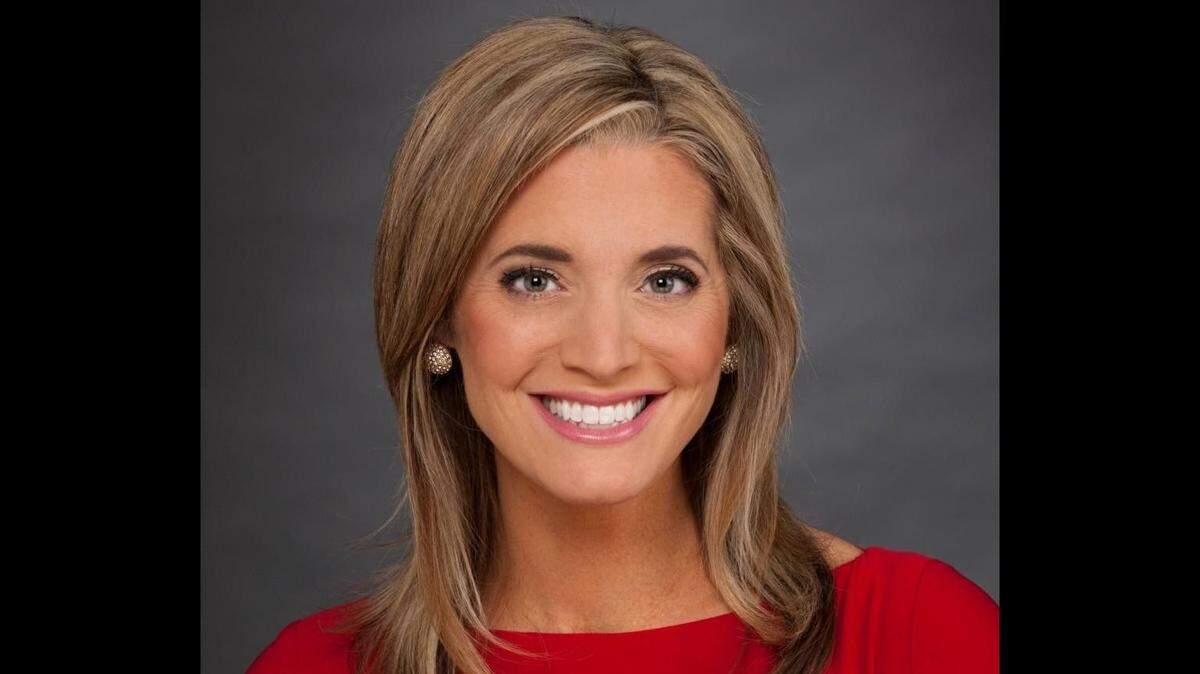 Meteorologist Erin Little sued KCTV5’s parent company, Gray Media Group, accusing it of gender and age discrimination and retaliation. This file photo is from 2017.