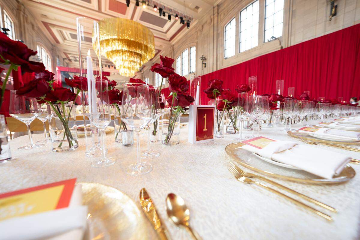 It was a formal affair at Union Station.