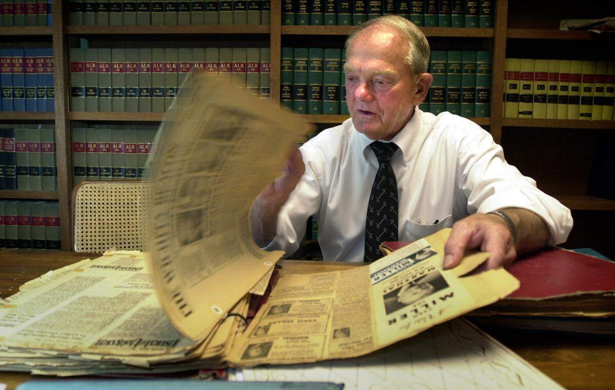 After making a splash nationally with his anti-liquor antics, Vern Miller lost a bid to become Kansas governor and returned to Wichita.