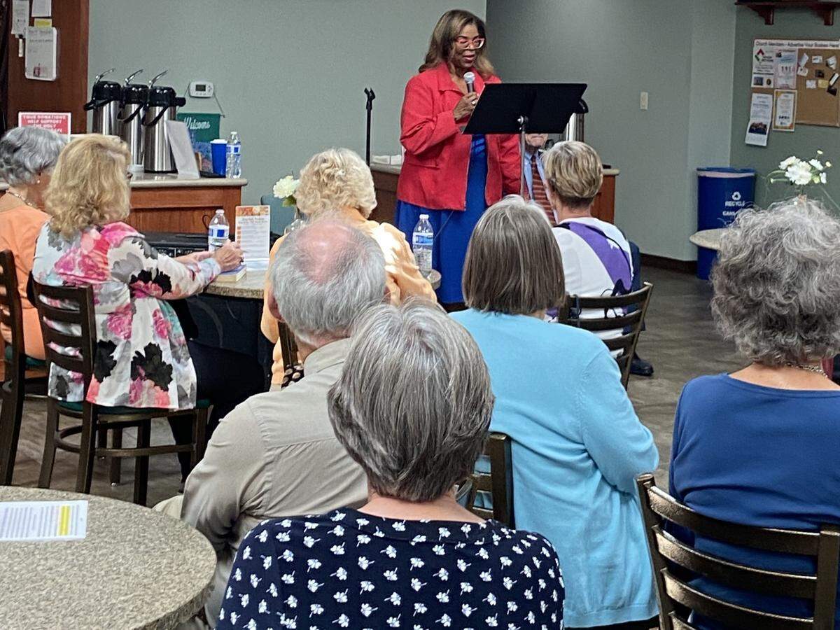 Opinion Editor Yvette Walker spoke to members of the Pine Ridge Presbyterian Church in Kansas City about the 2024 election.
