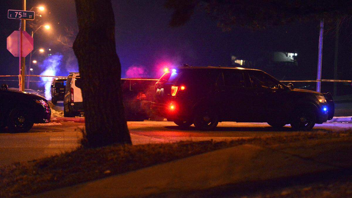 Kansas City police investigate a homicide Sunday night in the 7500 block of Wabash Avenue.