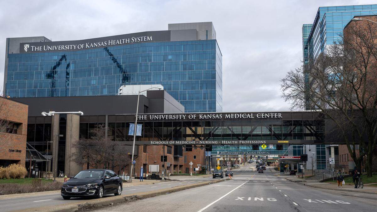 The University Of Kansas Medical Center at 2060 W 39th Ave., is pictured on Saturday, March 7, 2026, in Kansas City, Kansas.